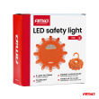 Lampa ostrzegawcza awaryjna z funkcją latarki 3xAAA IP65 12SMD + 3SMD światło czerwone AMIO-02499 - 8