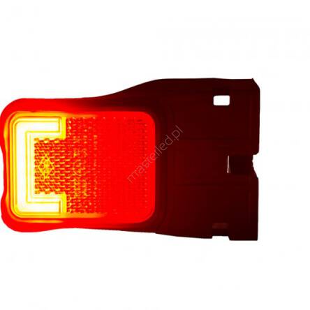Lampa obrysowa LED czerwona tylna LD 2733 12/24V