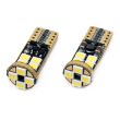 Żarówki LED CANBUS 12SMD 2835 T10e W5W White 12V 24V AMIO-01636 - 4