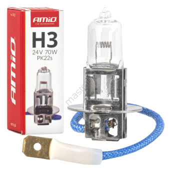 Żarówka halogenowa H3 24V 70W PK22s AMIO-05021