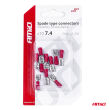Konektory izolowane żeńskie płaskie 7.4mm 0.5-1.5mm2 10A 10 szt. AMIO-03062 - 4