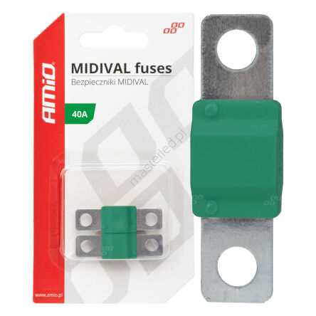 Bezpieczniki samochodowe MIDIVAL MTA 2 szt. 40A AMIO-03474
