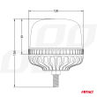 Lampa ostrzegawcza błyskowa kogut 24 LED W25SB 12V 24V AMIO-03339 - 5