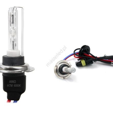 Żarówka ksenonowa żarnik hid xenon H7M 6000K metal AMIO-01427