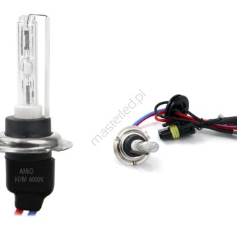 Żarówka ksenonowa żarnik hid xenon H7M 6000K metal AMIO-01427