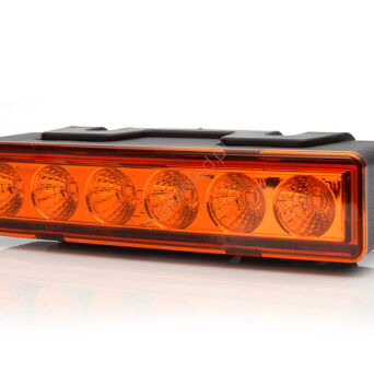 Lampa ostrzegawcza żółta, klosz żółty 898.1 12/24V