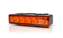 Lampa ostrzegawcza żółta, klosz żółty 898.1 12/24V