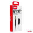 Kabel audio USB-C na AUX Mini Jack 3.5mm 1m AMIO-04294 - 4