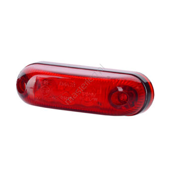 Lampka obrysowa LED LD 410 czerwona, 12/24V