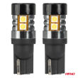 Żarówki LED CANBUS T10 W5W 9 SMD 3030 White 12V 24V AMIO-04241 - 2
