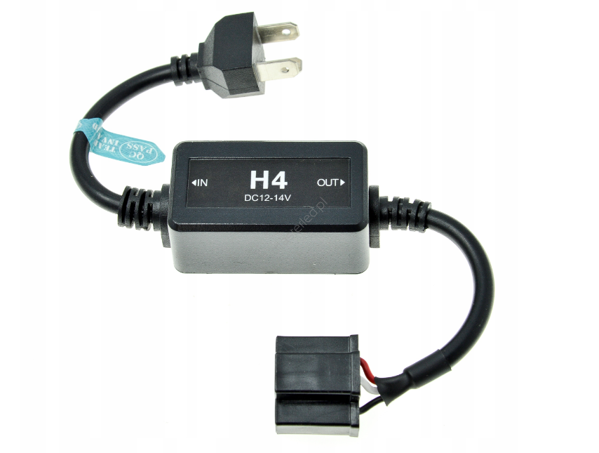 H4 Bulb Adapter CANbus Error Canceller Resistor | masterled.pl