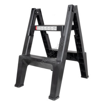 Taboret drabinkowy składany 51,5cm 150kg AMIO-04267