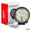 Lampa robocza LED szperacz AWL04 9 LED 12V 24V AMIO-01615 - 10
