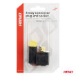 Złącze elektryczne wodoodporne zestaw 4 PIN 2.2mm AMIO-04348 - 5