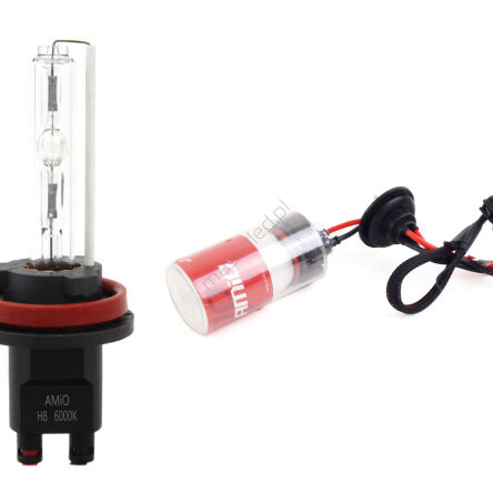 Żarówka ksenonowa żarnik hid xenon H8 H9 H11 6000K AMIO-01415