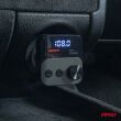 Transmiter samochodowy FM 1×USB-A 1×USB-C 12V 24V AMIO-04647 - 2