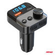 Transmiter samochodowy FM 1×USB-A 1×USB-C 12V 24V AMIO-04647 - 4