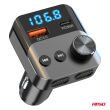 Transmiter samochodowy FM 1×USB-A 1×USB-C 12V 24V AMIO-04647 - 9