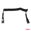 Przewód spiralny naczepy TIR 2x 7 PIN typ N 5m 24V AMIO-04380 - 2