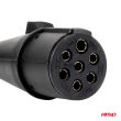 Przewód spiralny naczepy TIR 2x 7 PIN typ N 5m 24V AMIO-04380 - 4
