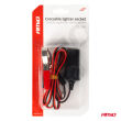 Adapter gniazda zapalniczki z wyjściem na krokodylki 12V 24V 100cm AMIO-03804 - 3