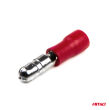 Konektory izolowane męskie okrągłe walcowe 4mm 0.5-1.5mm2 10A 10 szt. AMIO-03071 - 2