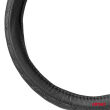 Pokrowiec skórzany pikowany nakładka na kierownicę samochodową M 37-39cm SWC-51-M AMIO-03561 - 2