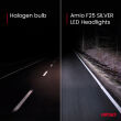 Żarówki samochodowe LED F25 SILVER FULL CANBUS 62W H7 H18 12V 24V AMIO-04704 - 4