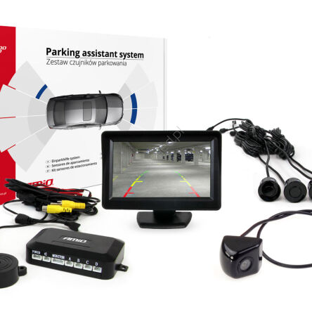 Zestaw czujników parkowania TFT01 4,3