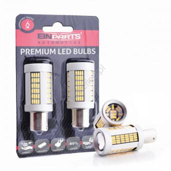 EPL159 1156 P21W 135 SMD 4014 Canbus Amber 2 pcs