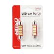 Żarówki LED CANBUS 4014 16SMD Festoon C5W C10W C3W 39mm White 12V 24V AMIO-01633 - 3