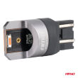 Żarówki LED FULL CANBUS PRO W21/5W 2x1860 SMD czerwone 12V 24V AMIO-03602 - 3