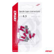 Konektory izolowane męskie płaskie 6.3mm 0.5-1.5mm2 10A 10 szt. AMIO-03066 - 4
