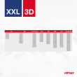 Łańcuchy śniegowe tekstylne 3D 2szt. rozmiar XXL EN16662-1 Önorm V5121 AMIO-04511 - 2