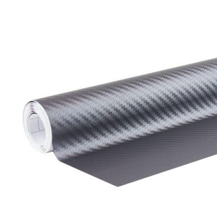 Folia karbonowa carbon 3D grafitowa 30cm x 150cm AMIO-02599