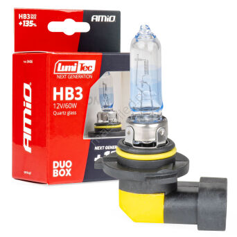 Żarówki halogenowe HB3 12V 60W LumiTec NEXT GENERATION +135% DUO AMIO-04406