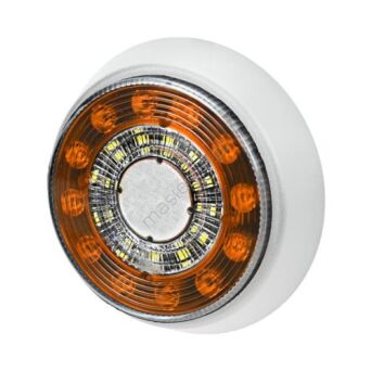 Lampa pozycyjna przednia , kierunkowskaz LED PRO-MIDI-RING WHITE EDITION napowierzchniowa