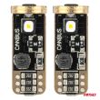Żarówki LED CANBUS T10 W5W 3SMD 3838 White 12V 24V AMIO-04246 - 2