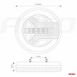 Lampa tylna zespolona LED RCL-06-LR lewa prawa AMIO-02371 - 12