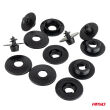 Zestaw uniwersalnych spinek do dywaników 14 mm 4szt. AMIO-05050 - 2