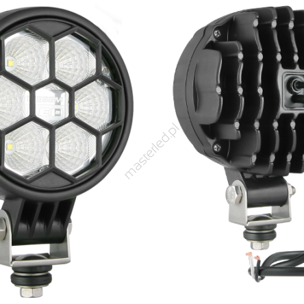Lampa robocza LED 12/24V, 2000lm, rozproszona wiązka
