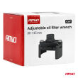 Klucz do filtra oleju nastawny 80–115 mm CrV AMIO-04955 - 5