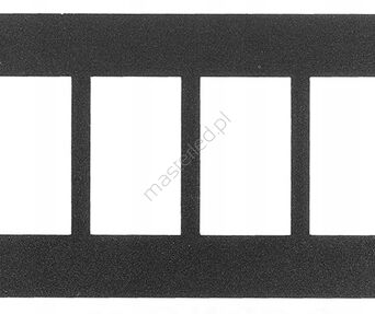 RAMKA PANEL ALUMINIUM CARLING PRZELACZNIK X6