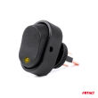 Włącznik przełącznik elipsa z podświetleniem 12V 24V AMIO-03088 - 5