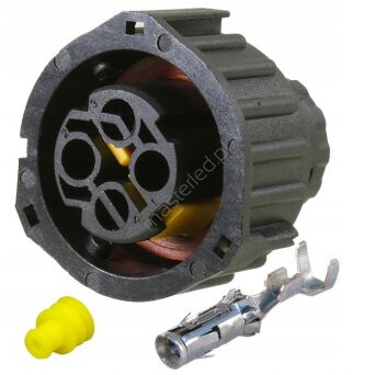 2-PIN AMP Plug for ABS Lights SCANIA MAN IVECO