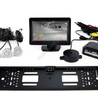 Zestaw czujników TFT01 4,3" z kamerą CAM-402 LED 4 sensory srebrne