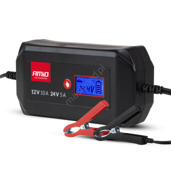 Prostownik cyfrowy STD GEL AGM WET MAX 10A 12V 24V AMIO-04525