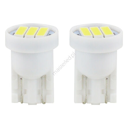 Żarówki LED STANDARD T10 W5W 3xSMD 7020 12V AMIO-01096