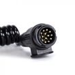 13-pin 12V 3m spiral cable with plugs E1382 - 4