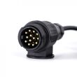 13-pin 12V 3m spiral cable with plugs E1382 - 3